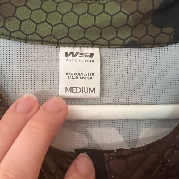 Performance Mesh Hexacamo 1/2 Zip Top - Picture 3 of 4